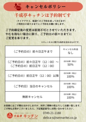キャンセルポリシー（キッチン）配布用のサムネイル